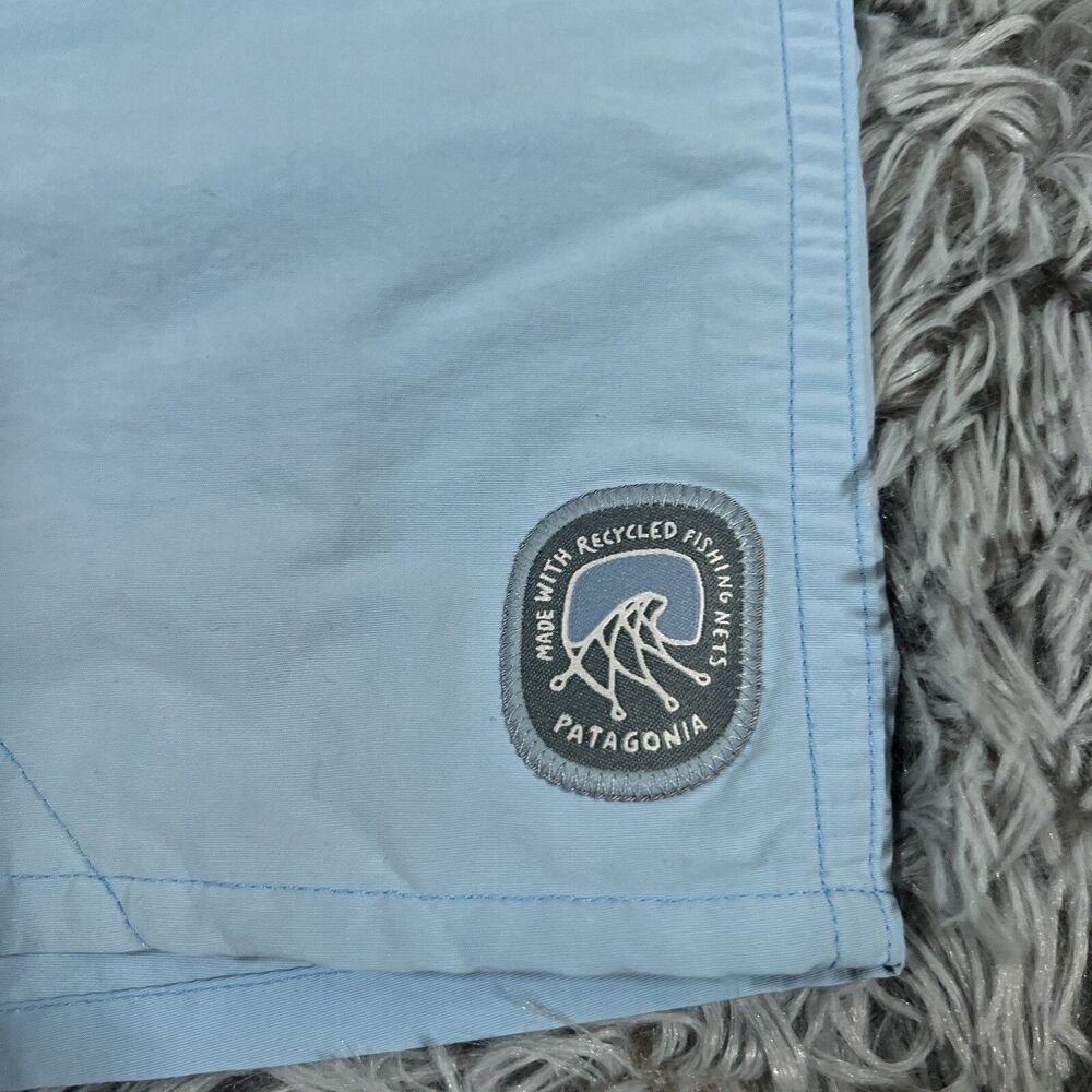 Patagonia Shorts Mens Small Blue Baggies Netplus Shells Board Lined Outdoor - Picture 7 of 16